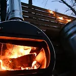 Luxusní stan Tente Bivouac Option Bain Chauffee Au Bois Idrac-Respailles