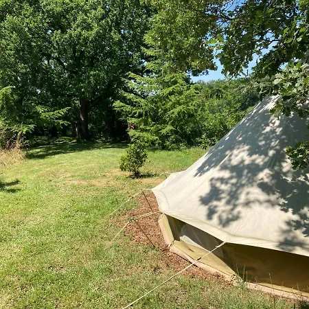 Tente Bivouac&spa Privé Avec Poêle à Bois Campismo de Luxo